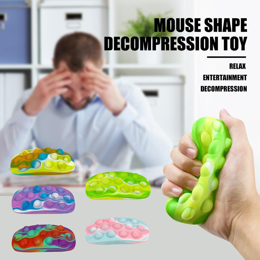 Сенсорные игрушки с пузырьками-снятие стресса, силиконовые игрушки для снятия давления