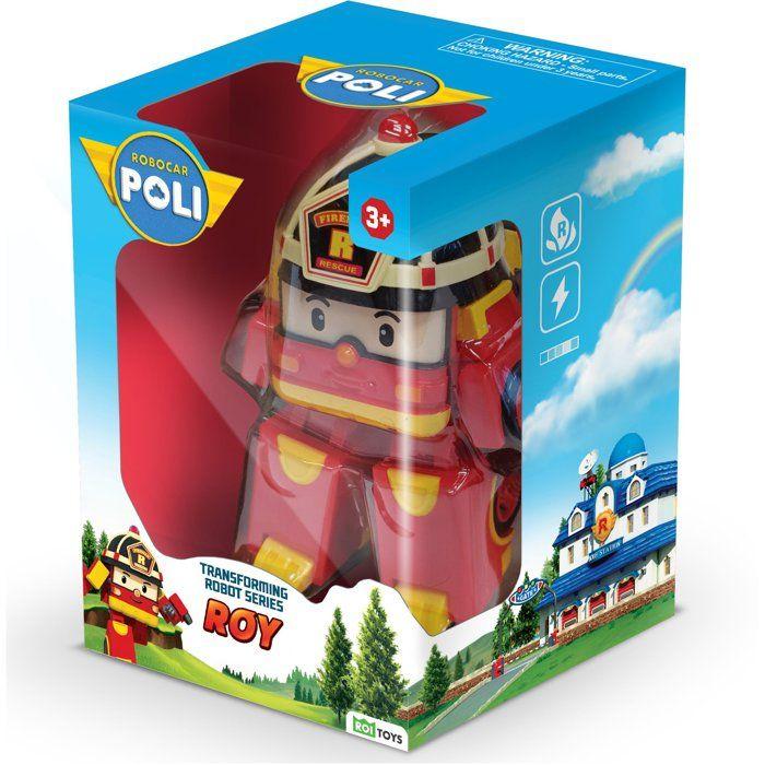 Robot transformable 2-en-1 - ROBOCAR POLI - Roy - 10 cm - Des 3 ans