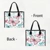 Butterfly Print Tote Bag Stylish Casual Shoulder Bag for Daily Use Shopping Travel