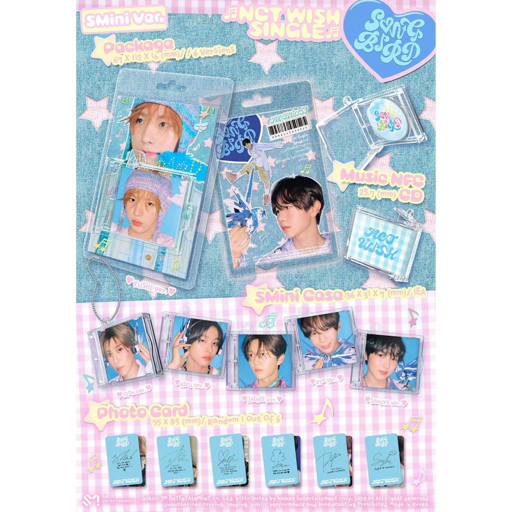 [2-й розыгрыш] NCT WISH СИНГЛ-АЛЬБОМ [SONGBIRD] (Мини версия) (+Выбор участника)