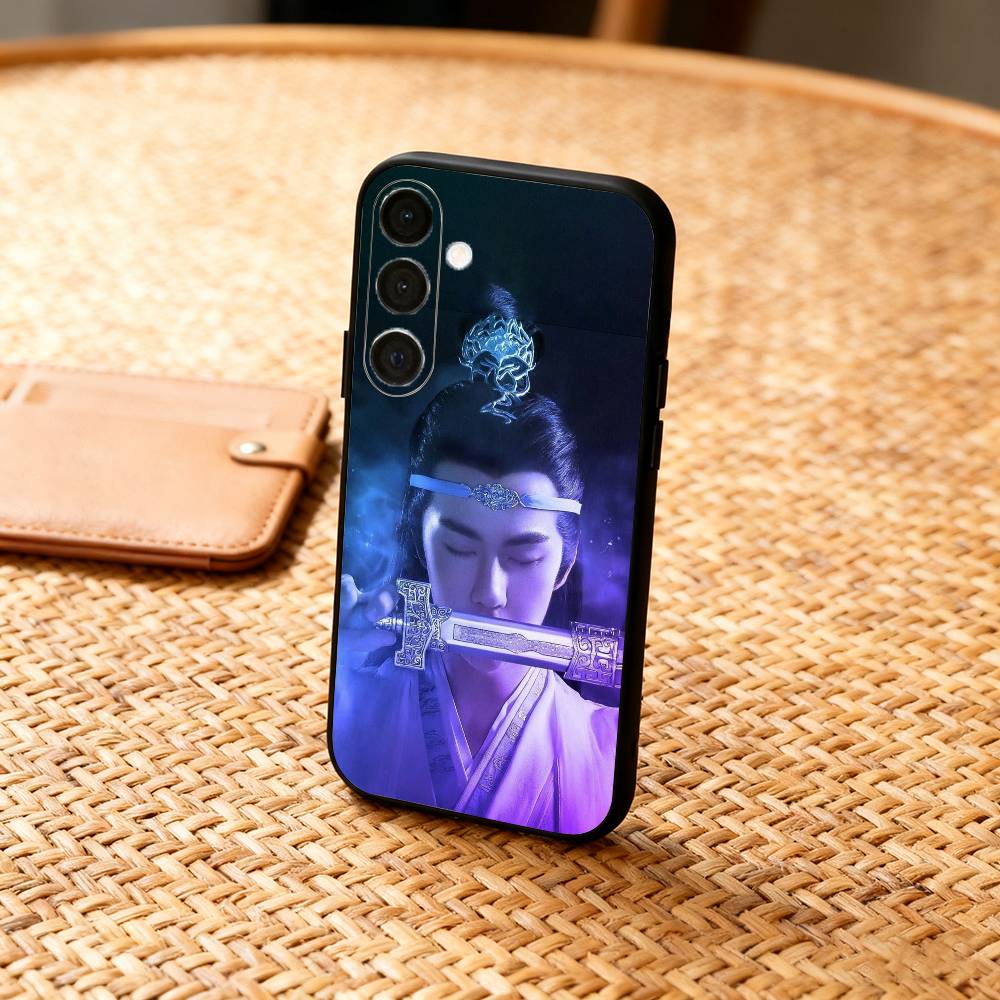 Y-Yibo W-Wang Неукротимый Чехол для Телефона для Samsung A73,72,71,53,52,51,22,91,80, Мягкий Черный Чехол