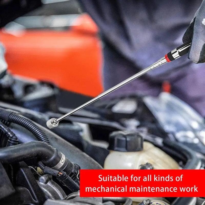 Телескопическая магнитная ручка 2/5/8/10 фунтов, удобный инструмент, магнит, емкость для захвата гайки, болта, регулируемый стержень для захвата, мини-ручка