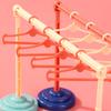 1/8 1/12 Dolls Kids Toy Clothes Rack Dollhouse Furniture Doll Accessories Garment Organizer Hangers