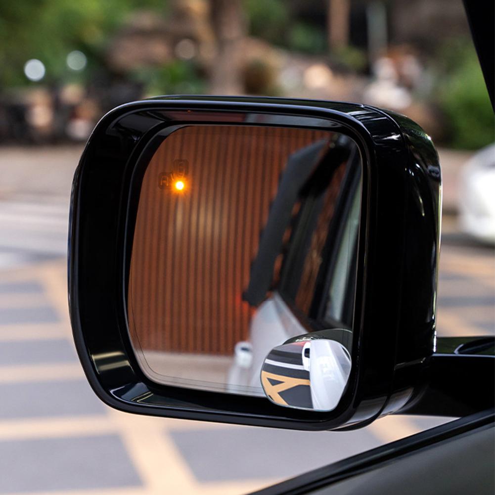 2 шт. Автомобильное зеркало заднего вида для слепых зон, регулируемое на 360 градусов, безрамное зеркало HD, широкоугольные вспомогательные зеркала заднего вида