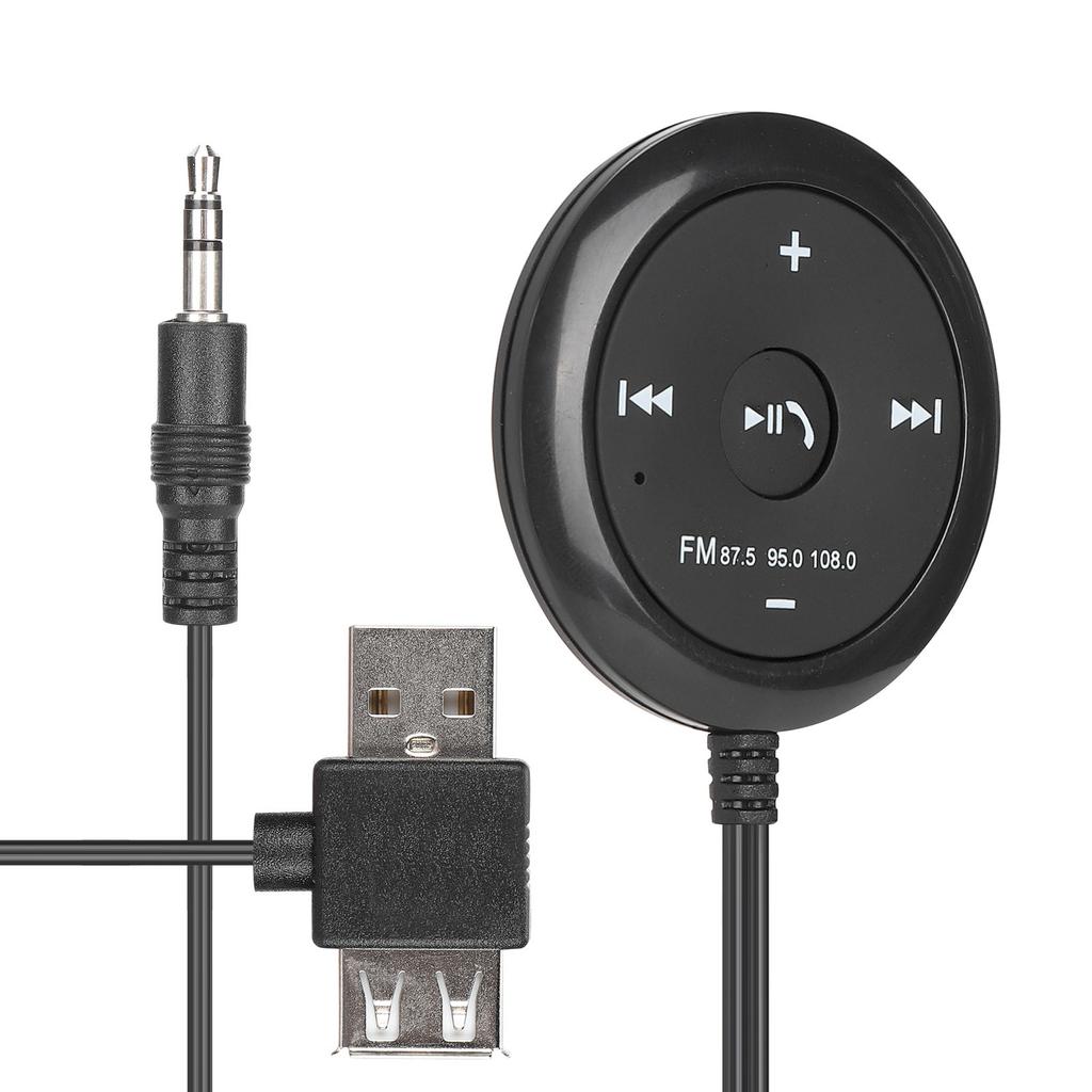 Автомобильный Bluetooth-адаптер 7116 Автомобильный приемник HandsFree FM-передатчик Беспроводной аудиоадаптер для MP3-плеера