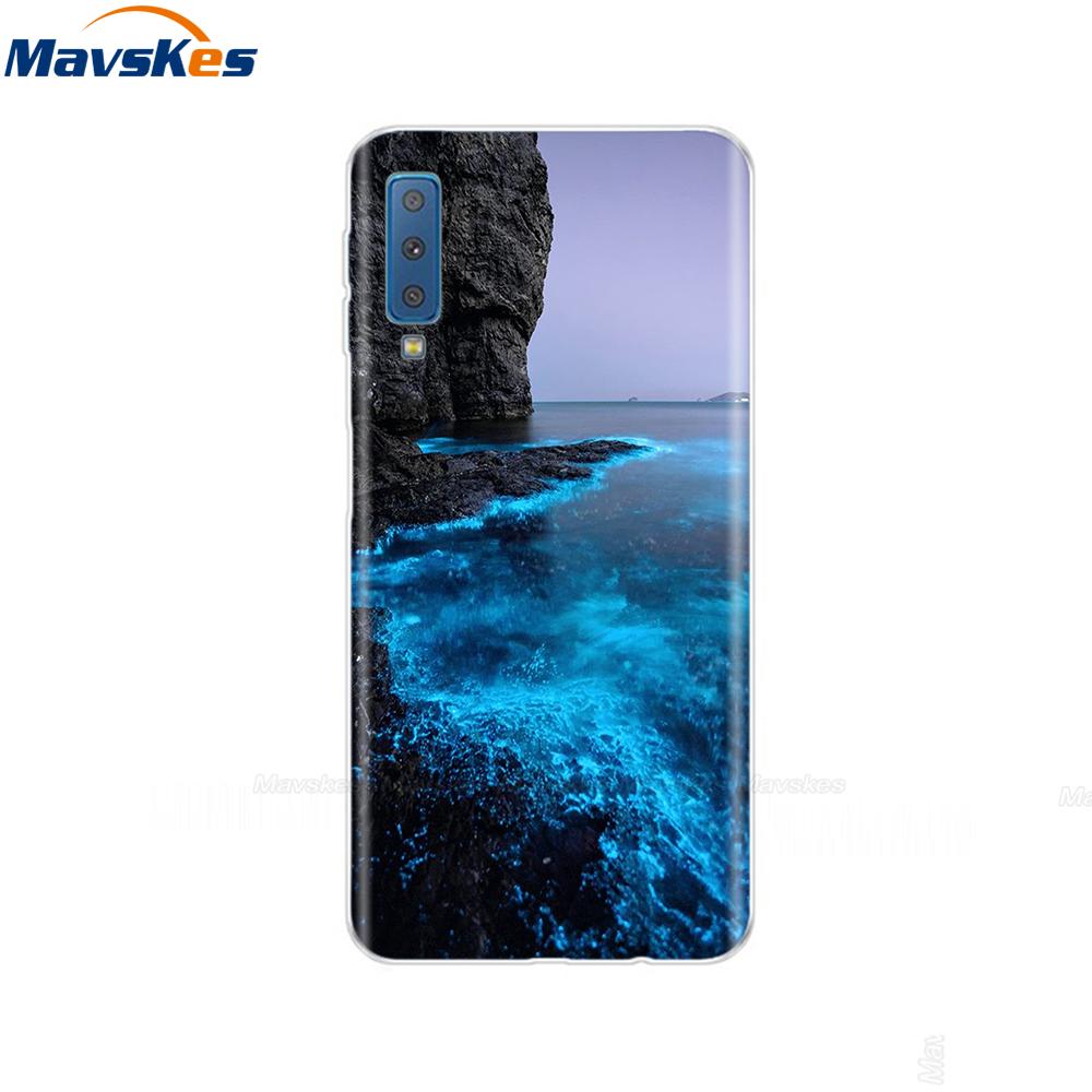 Силиконовый Чехол Для Samsung Galaxy A7 2018 Чехол A750 A750F Чехол 6.0' ТПУ Чехол для Телефона Для Samsung A 7 2018 750 750F Fundas Coque