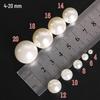 ABS Imitation Pearl Round Beads for DIY Handmade Bracelets & Necklaces Jewelry Accessories.