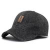 Winter Warm Duckbill Cap for Men - Ear-Protecting, Velvet-Lined, Thickened for Outdoors