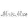 Таблички Мистер и Миссис Деревянные Серебряные Буквы MR MRS Украшения Свадьба Праздник Домашнее Украшение Фото Реквизит