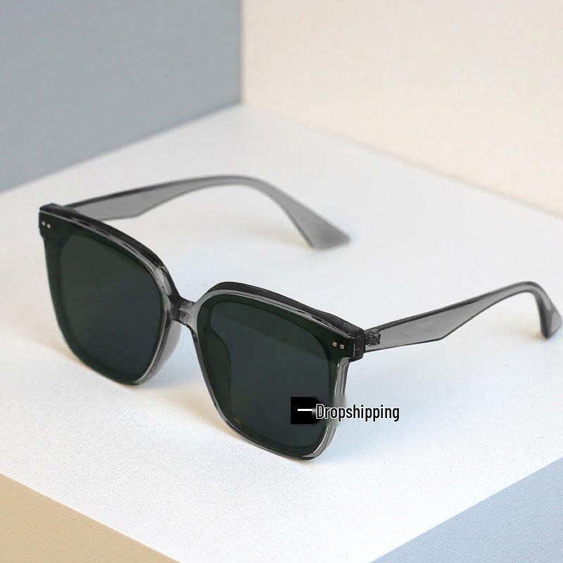 Квадратные желтые солнцезащитные очки 2024 года для узких и крупных лиц - Стройнящие и с защитой от УФ-лучей