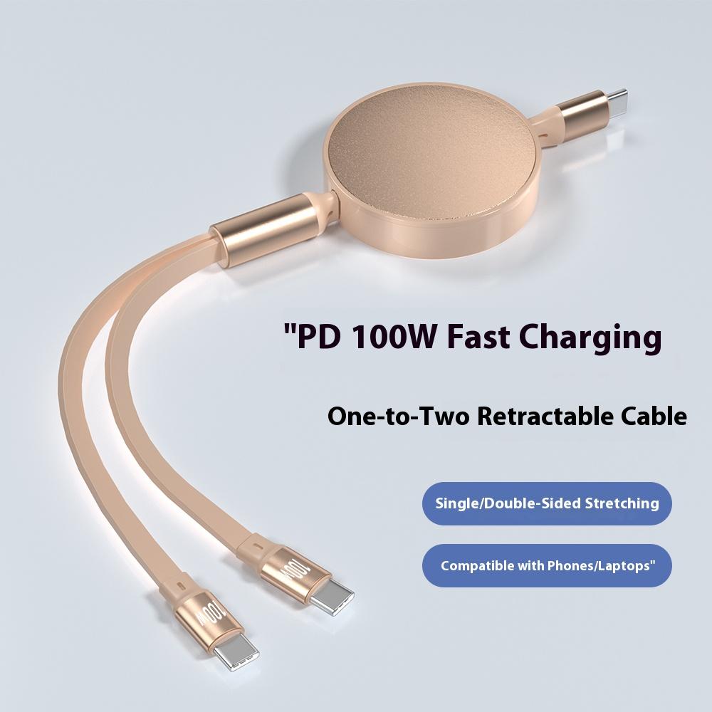 240 Вт выдвижной кабель Type C на USB C PD Quick Charge Быстрая зарядка Type C на Type C для Cubot KingKong Mini 2 Y6