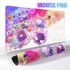 Mouse Pads Extended Rubber PC Computer Gaming Accessories P-pokemon Chandelure Desk Mats Locking Edge Gamer Anti-slip HD Carpets