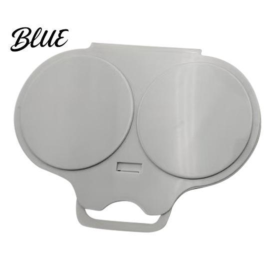 Healthy Lifestyle Kitchenware Dual Cavity Microwave Egg Poacher with Lid & Handle