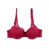 Stylish and Sexy Red Underwear Breathable Adjustment Bra Closed Breasts Big Breasts Small Gathering Bra