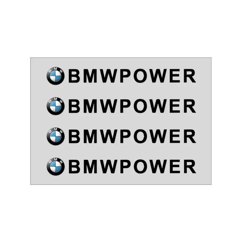BAAB1 4P/Set Car Door Sticker Scratches Resistant Cover Auto Handle Stickers Emblem For BMW X1 X3 X4 X5 F15 X6 F16 G30 7 Series
