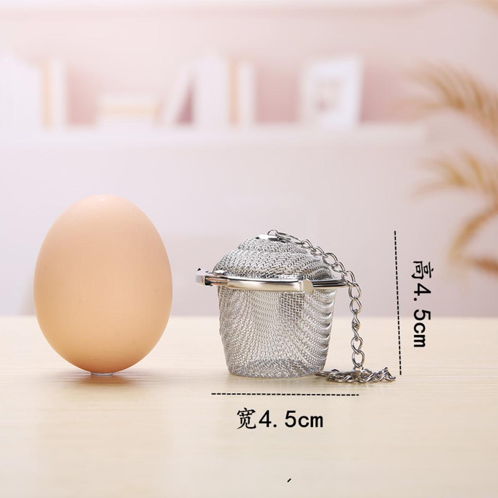 Stainless Steel Mesh Tea Ball Strainer Filters Tea Interval Diffuser For Loose Leaf Tea Herbal Spices Seasonings
