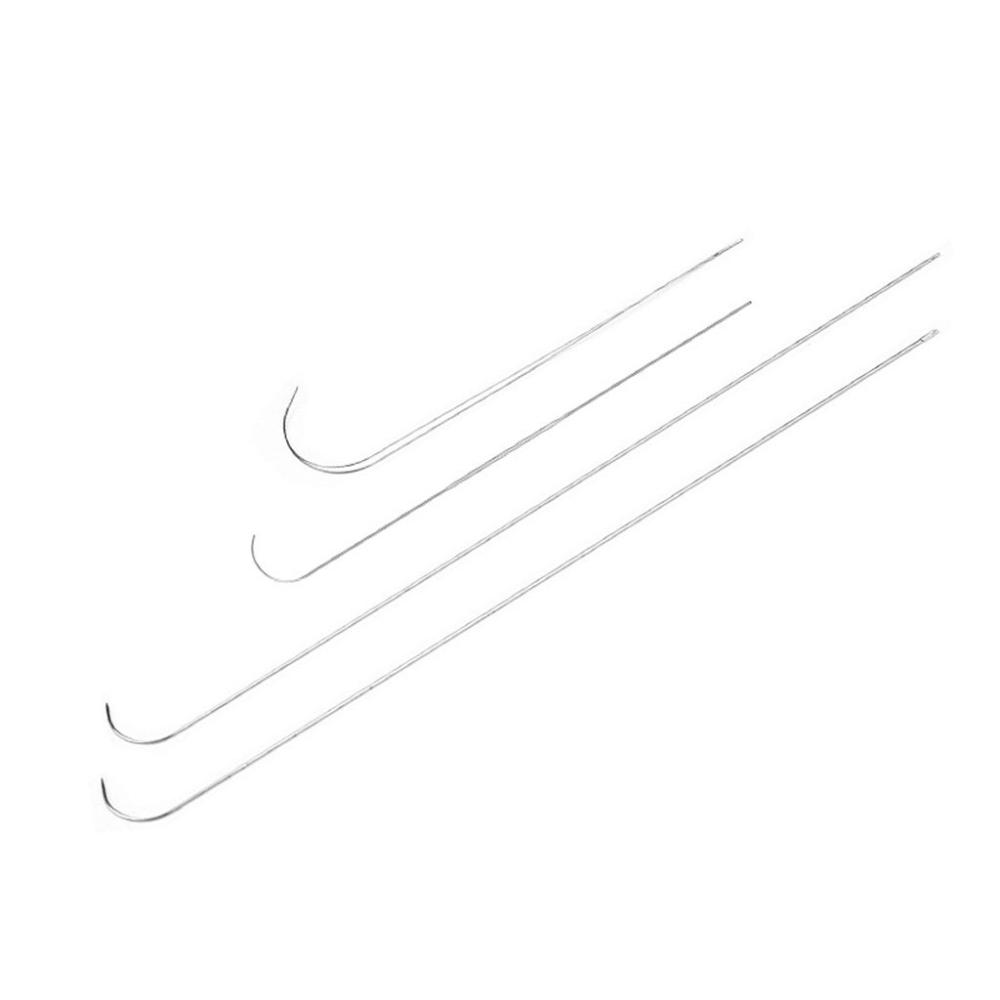 Steel Crafts Knitting Thin Bead Needles DIY Accessories Sewing Tools Curved Beading Needles