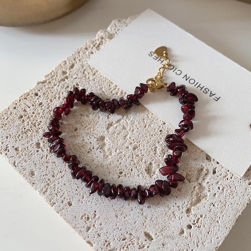 Натуральный пресноводный жемчуг и тигровый глаз богемное ожерелье - осенне-зимняя французская ретро ключичная цепочка для женщин