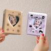 Ins Pink Cute Bear Love Photocard Holder Kpop Korea Idol Star Chasing Binder Photocard Collect Book Picture Album De Fotos