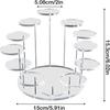 Многоярусная акриловая подставка для демонстрации колец, серег, ювелирных изделий, полки, стойка, органайзер для десертов и тортов для украшения на день рождения