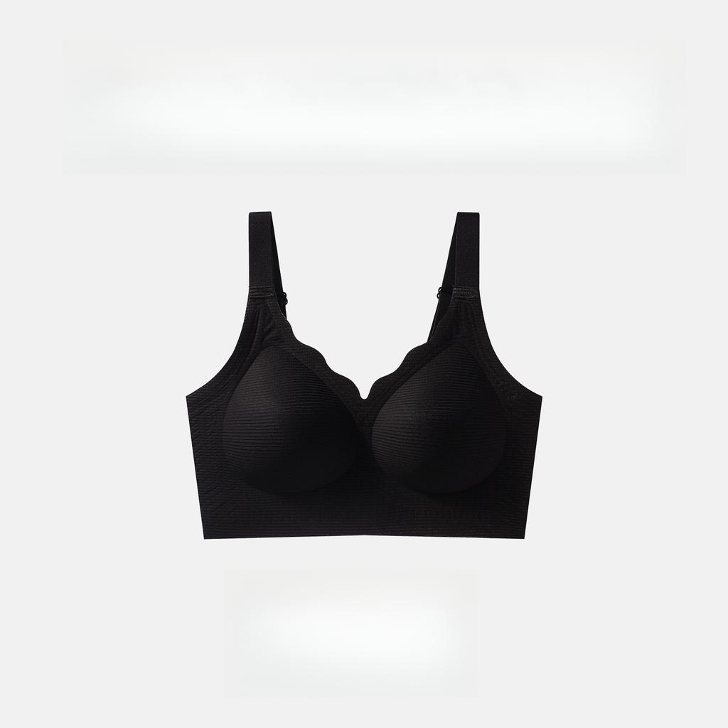 Тонкий дышащий бюстгальтер Женское удобное нижнее белье больших размеров Женский бюстгальтер с эффектом пуш-ап без косточек Дышащий бюстгальтер без косточек