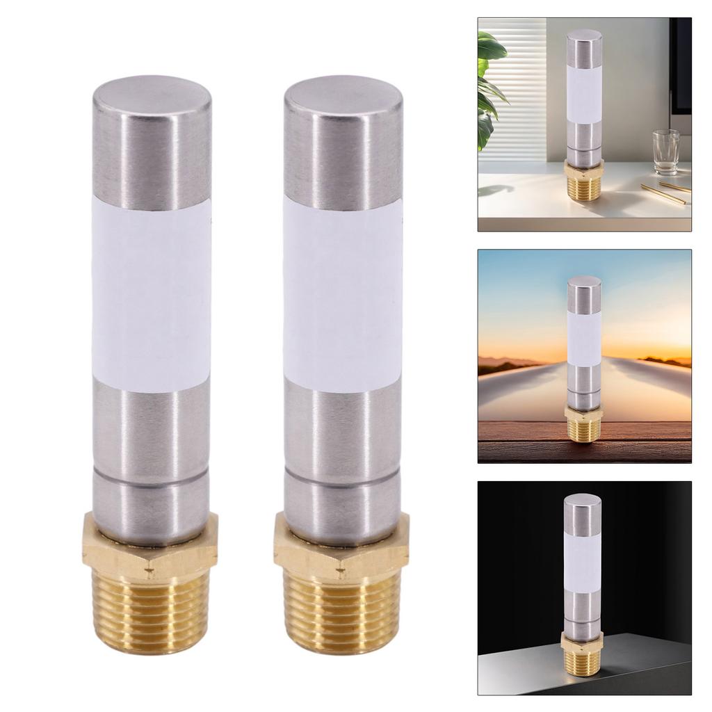 2Pcs Water Hammer Arrestor Washing Machine Dishwasher Pipe Noise Stop 1/2inch Thread Washer Hammer Arrestor Easy To Use