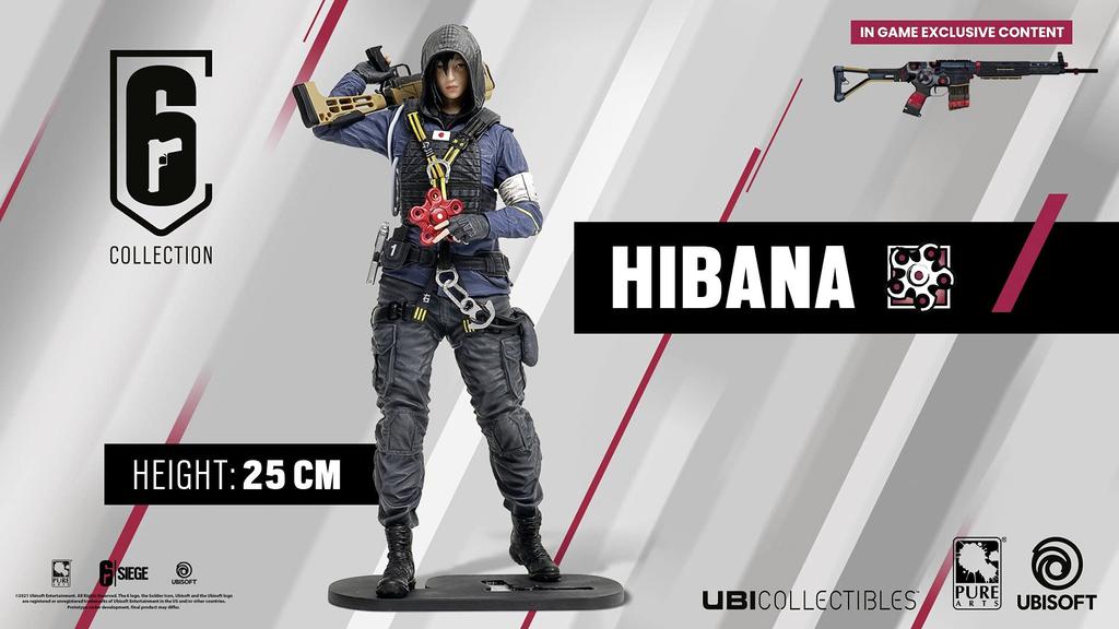 Rainbow Six Siege ПВХ Статуя Юмико Имагава 1/8/HIBANA "Hibana"