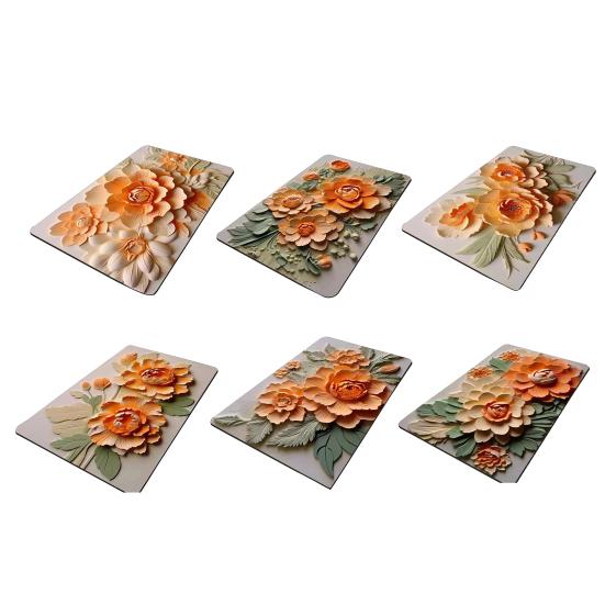 3D Цветочный коврик для ванной из диатомовой земли, абсорбирующий коврик для пола, противоскользящий, реалистичный, цветы масляной живописи, коврик для ванной для дома, прихожей, душа, кухни