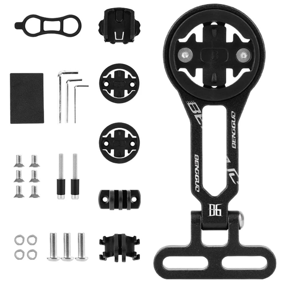 BENGGUO Bike Phone Holder Handlebar Stand Extension Bracket Bicycle Computer Camera Mount MTB Bike Stem Holder for Garmin Bryton