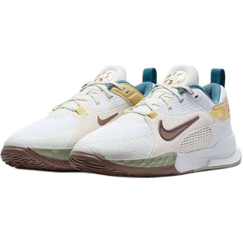 Nike Crosscourt GS White Mink Brown Yellow Детские кроссовки Summit-White Team-Gold Soft-Yellow HV6008-121
