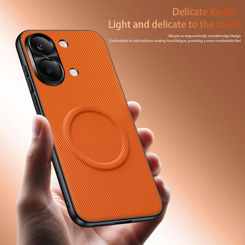 For Xiaomi POCO X8 Pro Max Case For MagSafe Magnetic Matte Fine Grained Leather Shell Metal Lens Frame Cover Shockproof Bumper