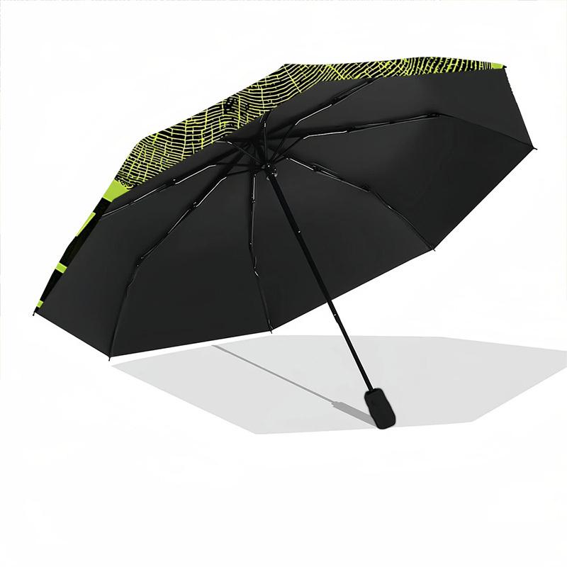 1pc Tree Rings Globe Automatic Open/close Umbrella, 8-Rib sturdy structure, Auto Folding/Opening, Portable Travel Umbrella for Women,030