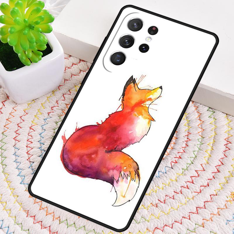 Чехол для телефона с рисунком лисы для Samsung Galaxy note 10 pro S26 Ultra S23 S24 FE S25 S21 S22 PLUS противоударный Cove