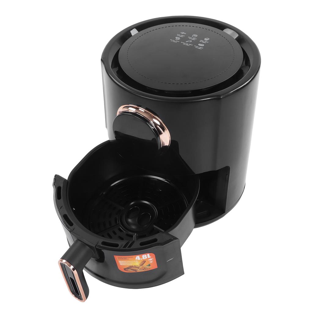 4.8L Electric Fryer ABS 1350W Oilless Automatic Fryer Oven with Intelligent Digital Touchscreen 6