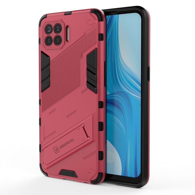 Для OPPO F17 F19 Pro Plus чехол автомобильный магнитный держатель подставка силиконовый чехол для телефона для OPPO A93 Reno4 Lite бронированный противоударный чехол на заднюю панель