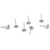 100-200pcs Stainless Steel Blank Post Flat Earring Stud Base Pins Earrings Earplug For DIY Earrings Jewelry Making Accessories