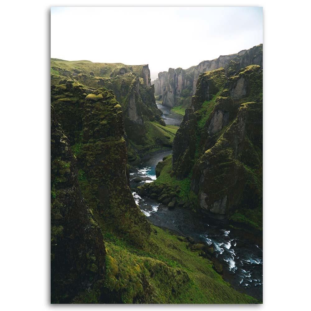Canvas print, Mountain landscape forest river nature