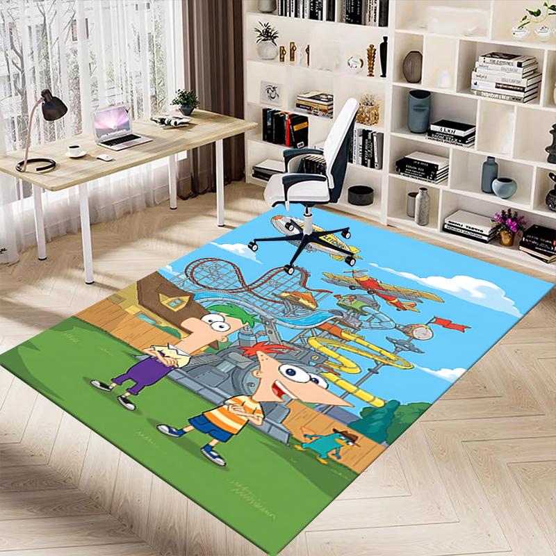 Adventure Amusement Park Carpet For Playroom Bedroom Living Room Sofa Home Decorkids Game Area Rug Nonslip Floor Mat