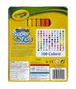 Crayola Marker Removable Marker Pen 100 цветов Super Tips Оригинальный продукт 585100