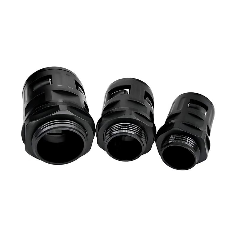 Junchang PA Nylon Corrugated Pipe Straight Connector