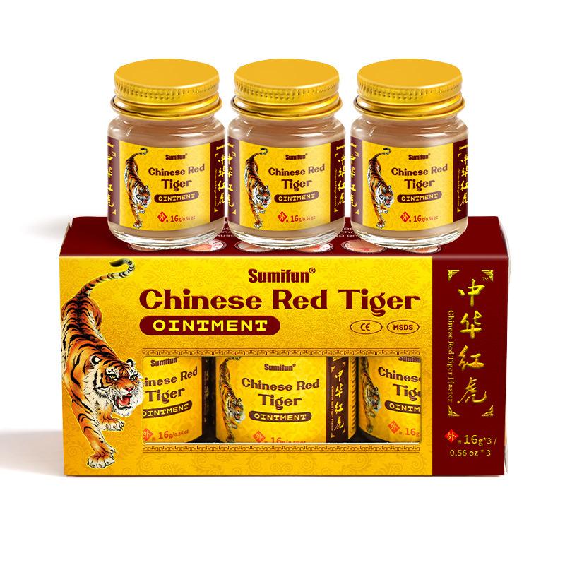 3 шт. Мазь Red Tigers для суставов, мышц, плеч, боли, успокаивающая жидкая мазь для массажа от головокружения
