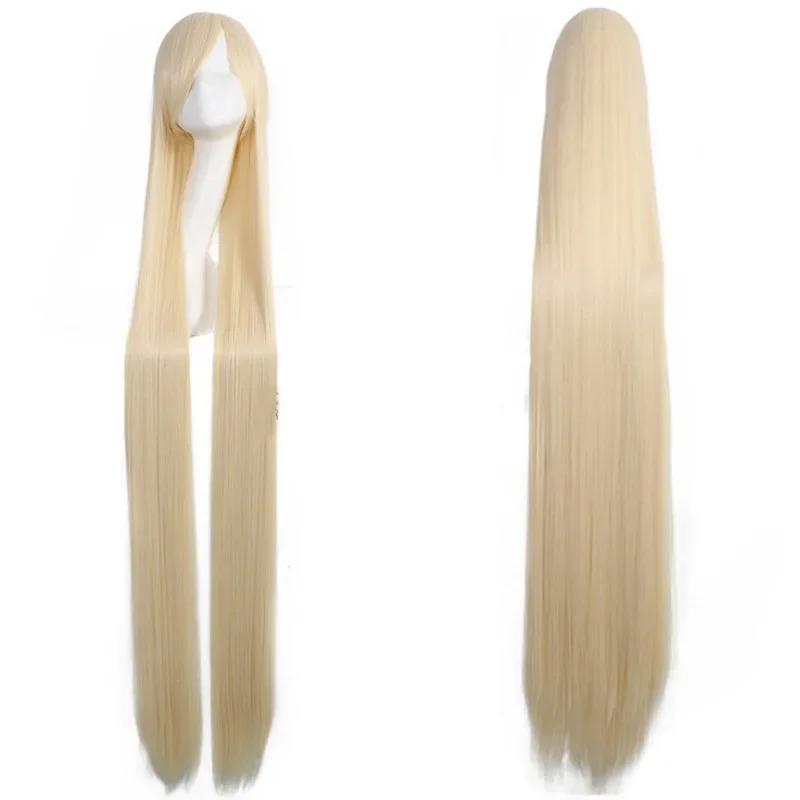Long Straight Synthetic Wig Women Universal Cartoon Cosplay Wig Anime Costume Party Heat Resistant Hair Wigs