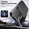 ZM11 For Samsung Galaxy A54 5G Case Card Slots PU Leather Coated TPU Kickstand Cover -  Black