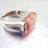 Silver Ring 'Sharon' Pink