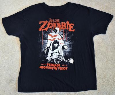 Редкая футболка Rob Zombie Teenage Nosferatu Pussy от S до 5XL NE271 Унисекс