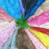 150x100 см Кружевное полотно Высококачественное Французское кружево Тюль Вышитый цветок Без эластичности Вышитое кружевное полотно