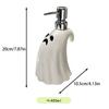 Creative Hand Sanitizer Bottle Ceramic Soap Dispenser Bathroom Large Capacity Pressed Bottle For Halloween Bathroom Decor Hotel
