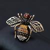 Brooch, Animal, Fashion Alloy Diamond Bee Brooch, Insect Collection Ladies Corsage