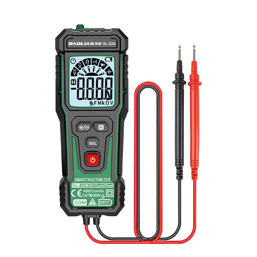 600V Auto Range Multimeter High Precision NCV Multimeter Portable TRMS Multimeter