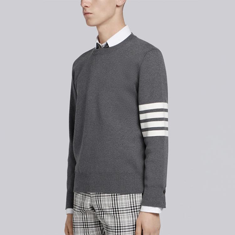 THOM BROWNE 4 Bar Crewneck Jumper MKA202A-00219-035